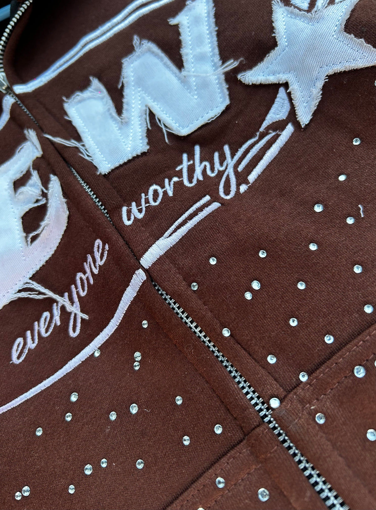 FEW Zip Up Hoodie (Brown)