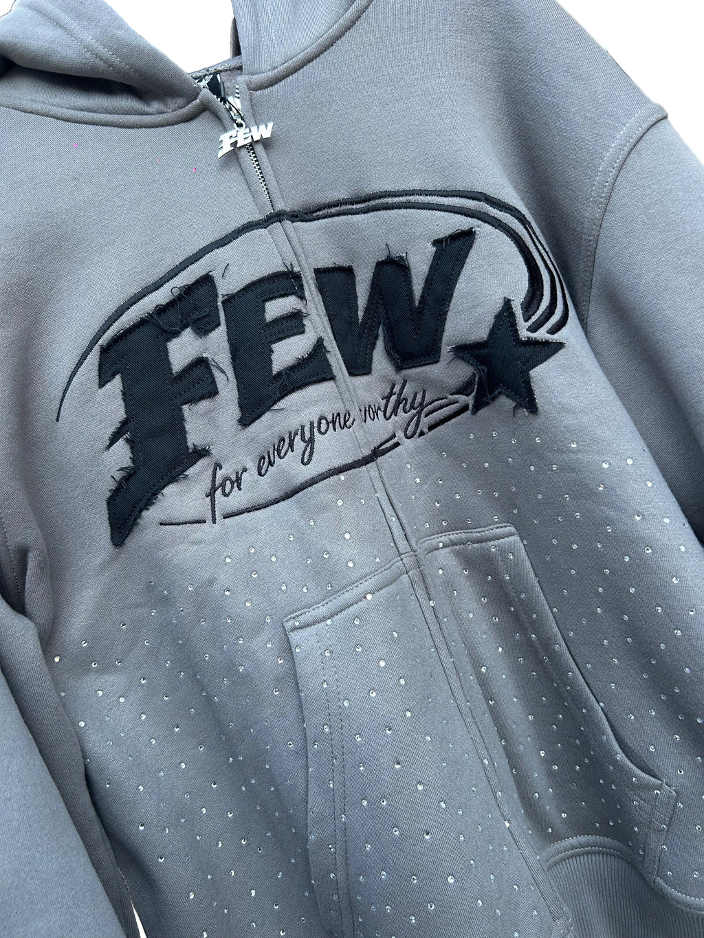 FEW Zip-Up Hoodie (Gray)