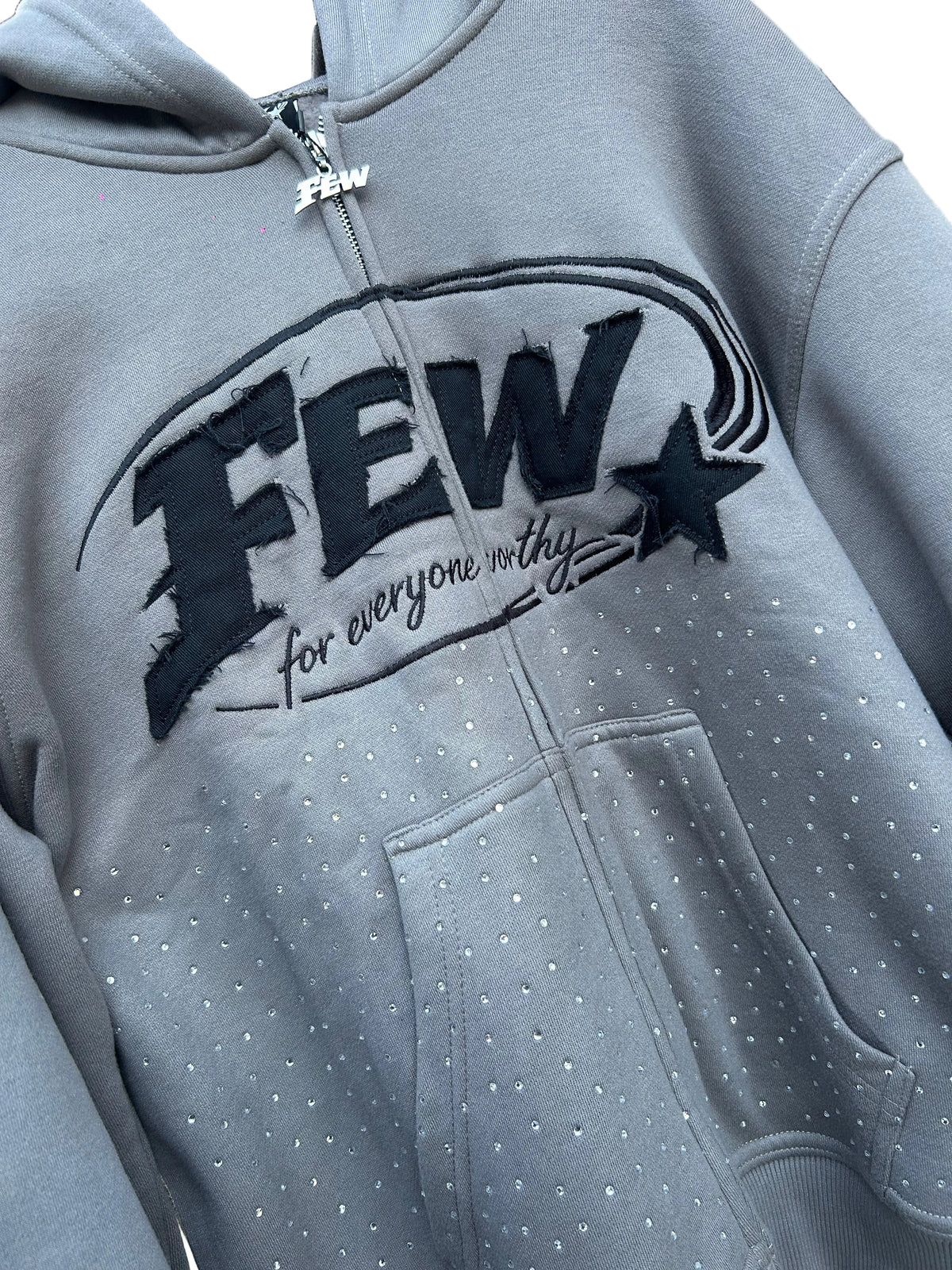 FEW Zip-Up Hoodie (Gray)