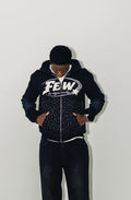 FEW Zip Up Hoodie (Black)