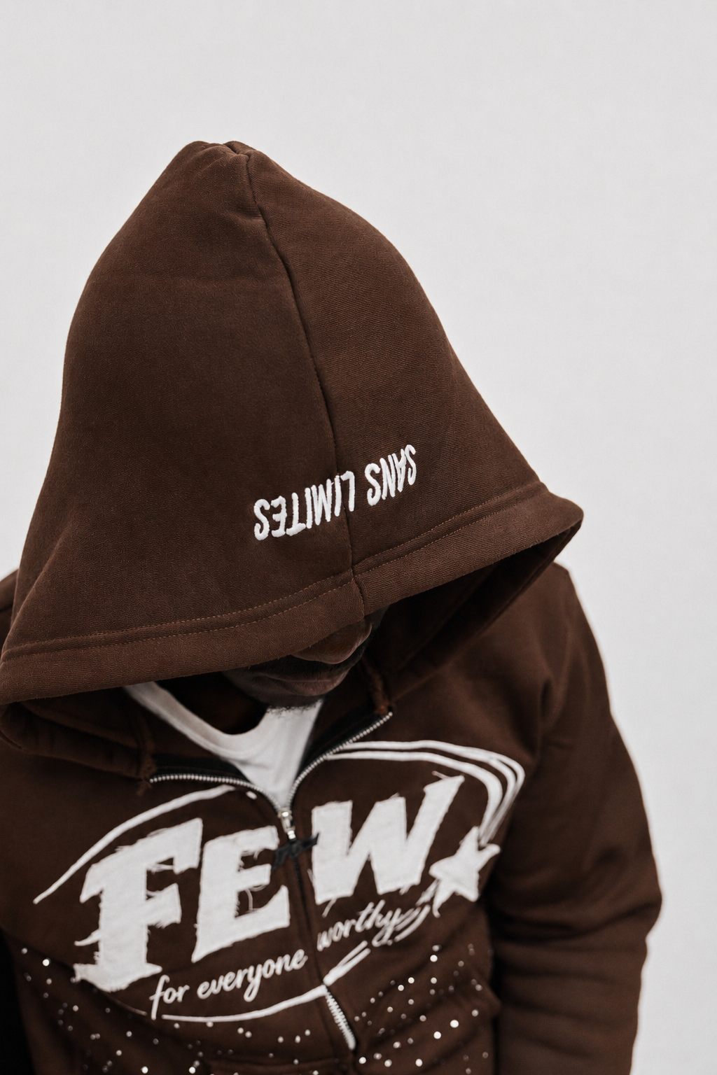 FEW Zip Up Hoodie (Brown)