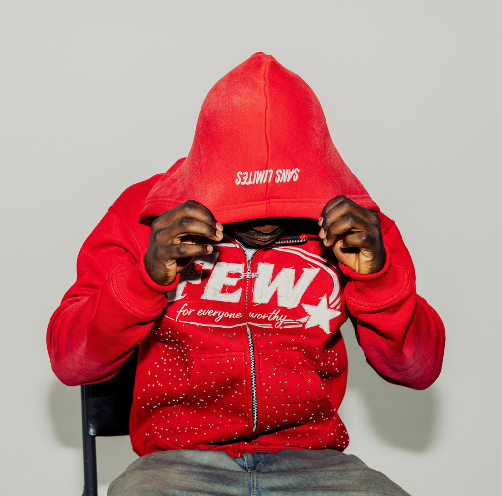 FEW Zip-Up Hoodie (Red)