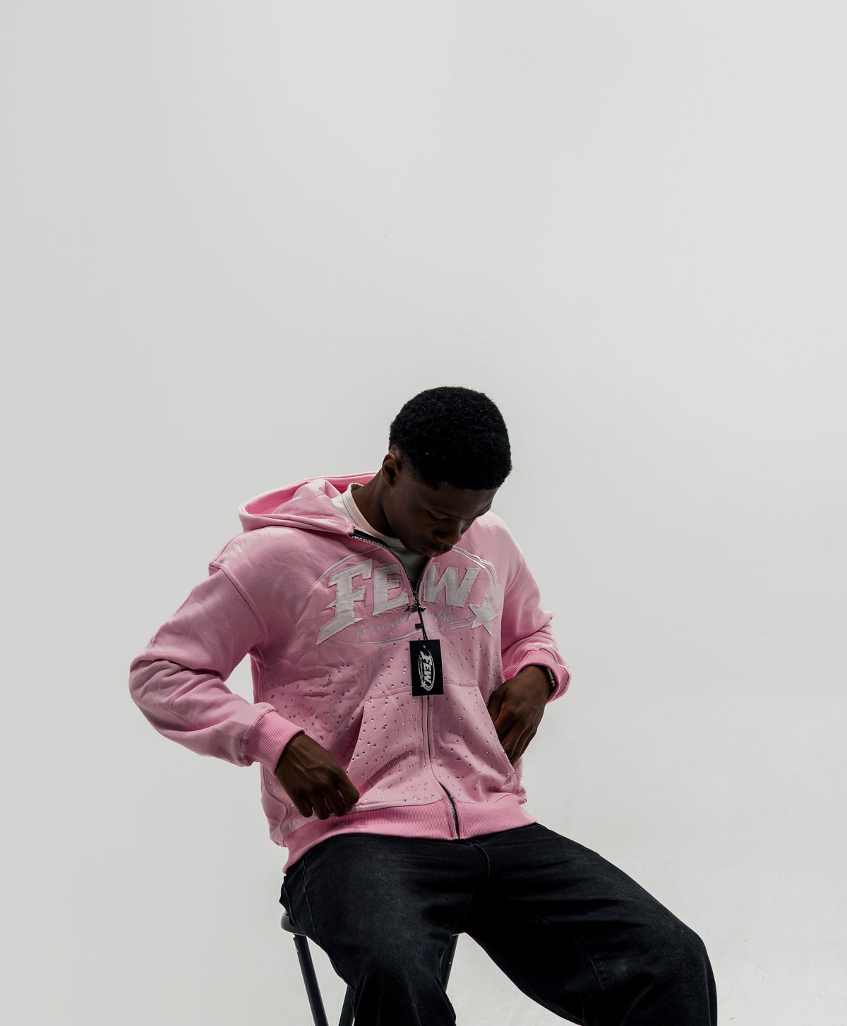 FEW Zip Up Hoodie (Pink)