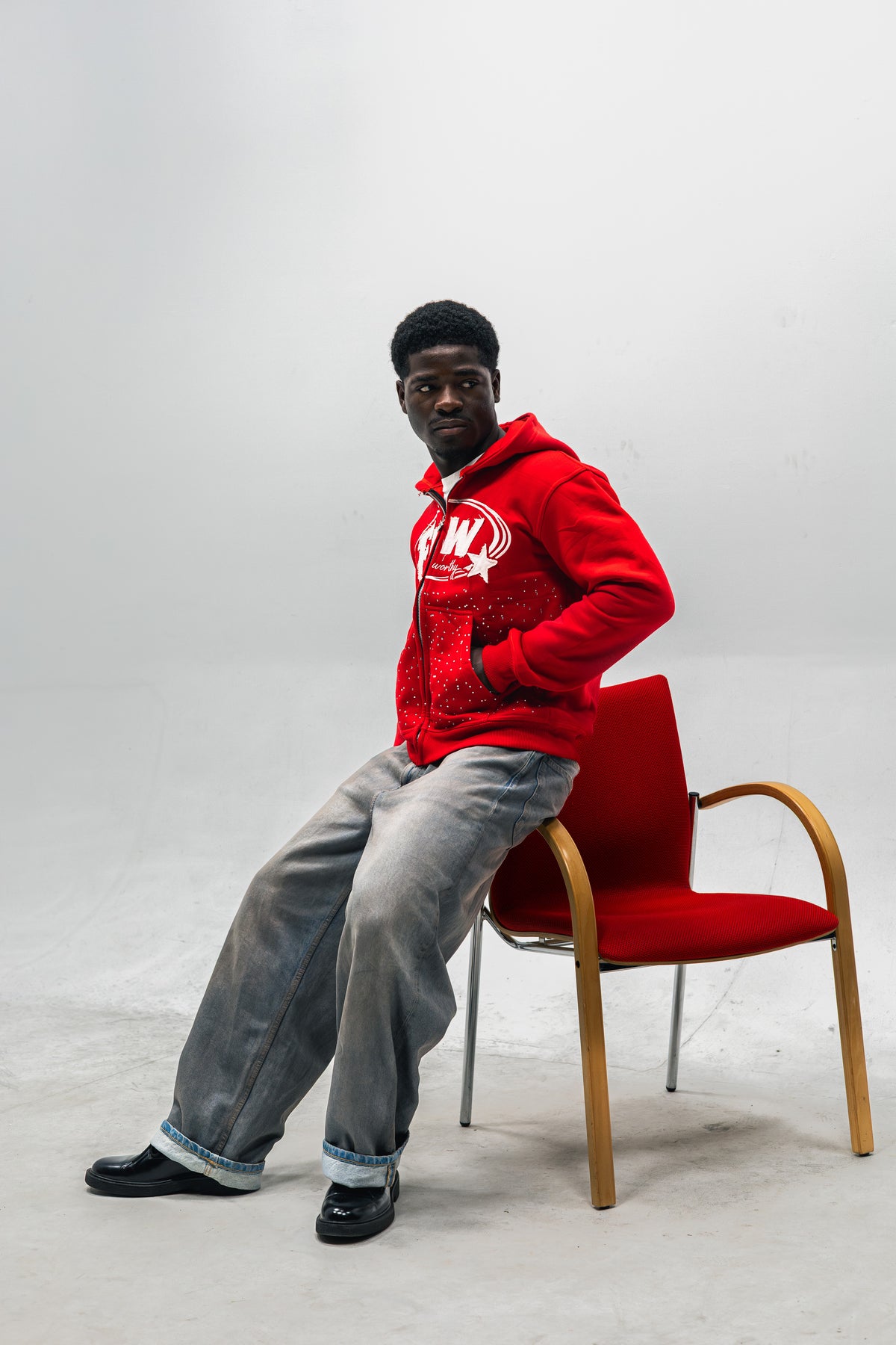FEW Zip-Up Hoodie (Red)
